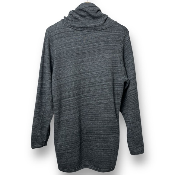 Aritzia Wilfred Free Oversized Cowl Neck Sweatshirt with Pockets Grey Heather - Picture 3 of 16